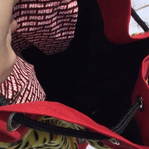 Plush Backpack Wild Nici Soft Furry leopard Nici - Picture 4 of 5